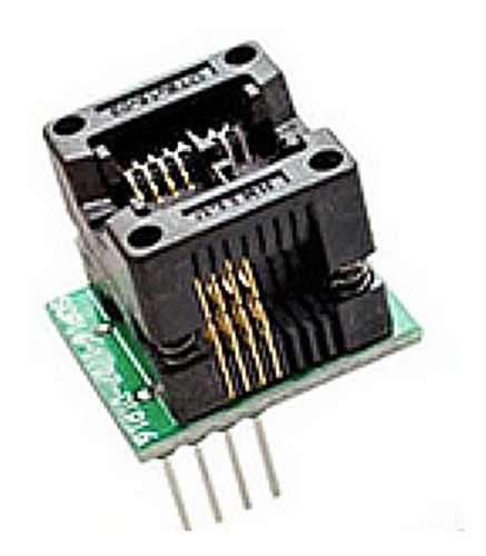 Imagen 5 de 10 de Programador Eprom Bios-usb Ch341a+soic8+clip-pinza+adapt 1.5