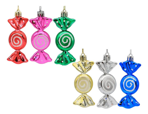 3 X 2-6 Paquetes De 6 Piezas De Decoraciones Para 3 Piezas