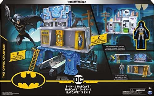 3 En 1 Set De Juego Batcave Con Exclusiva Figura De Acc...