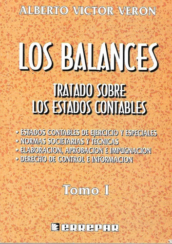 Los Balances. Tratado Sobre Los Estados Contables 2ts Errepa