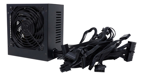 Gaming Naceb Na-0626 Color Negro Fuente De Poder Gamer Factor ATX 800w Pcie 80+ Bronze