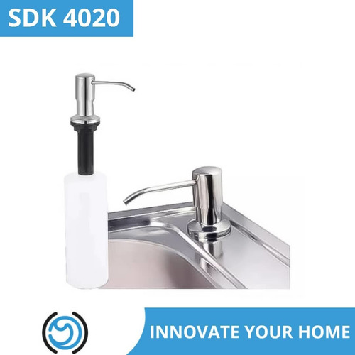 Dispensador De Jabon Para Fregadero Acero Inoxidable Plástic