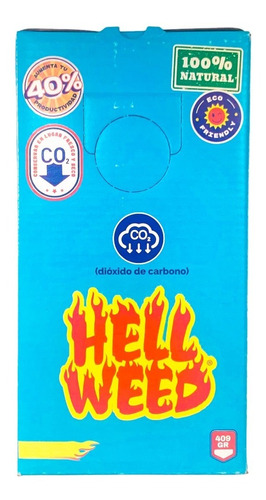 Co2 Hell W.e.e.d 100% Natural 409g Dióxido De Carbono