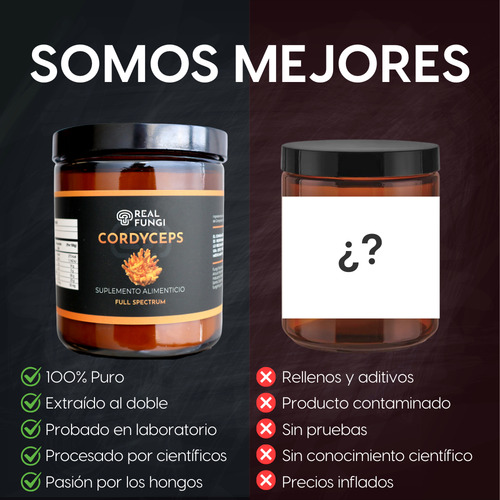 Cordicepina Cordyceps Militaris Extracto En Polvo 100gr Natural