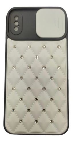 Case Protector Cubre Cámara Con Brillo Rígido iPhone X/ Xs