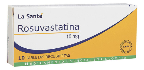 Rosuvastatina 10 Mg X 10 Tab (la Sante)