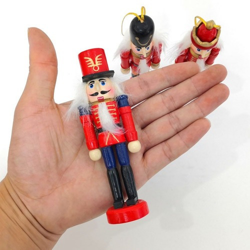 Bonecos De Soldado Quebra-nozes Enfeites De Natal Paraq1