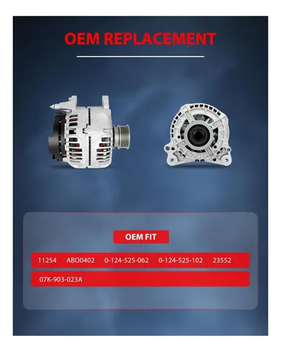 Alternador Cciyu Para Volkswagen Beetle, Alta Eficiencia