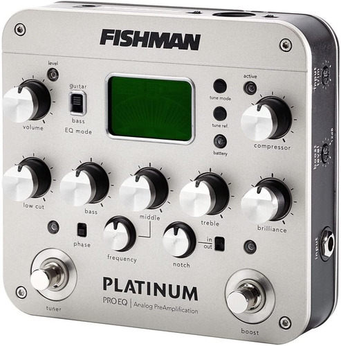 Fishman Plt201 Platinum Preamplificador C/ Eq Y Di Box Cuota