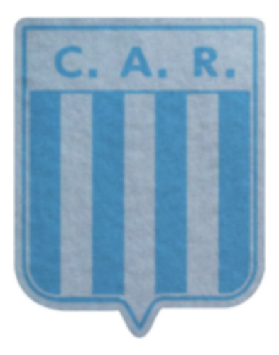 Parche Escudo Felpa Para Coser 12cm Set X4 Equipos Arg001 Racing De Cordoba Racing De Cordoba