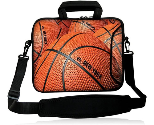 Funda Para Laptop De 15 Pulgadas Diseno Pelota Basquet