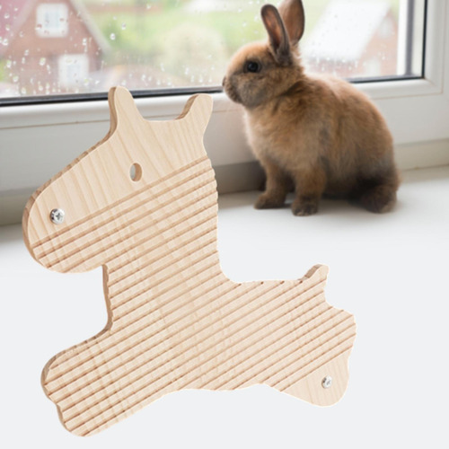 Tablero De Rasguños De Conejo Pad, Juguete Para Caballo