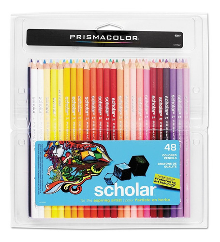 Set De Colores Surtido De 48 Prismacolor Escolar Hb
