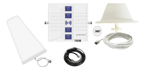 Kit Amplificador Señal Celular 4 Bandas Cuatribanda 3g4g 5g 