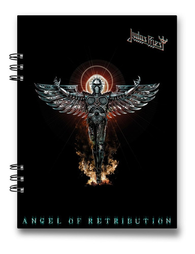 Cuaderno Judas Priest 15x20 Cms 100 Hojas