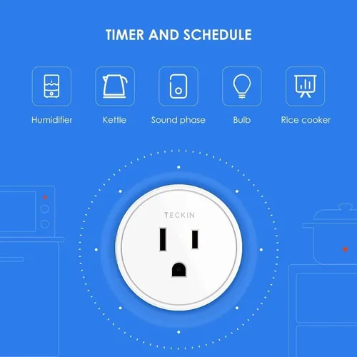 Enchufe Inteligente Compatible Con Alexa Google Assistant X4