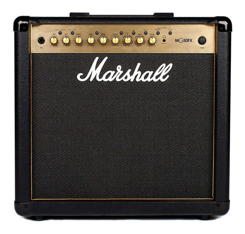 Amplificador Marshall MG Gold MG50FX Transistor para guitarra de 50W color negro/dorado 230V