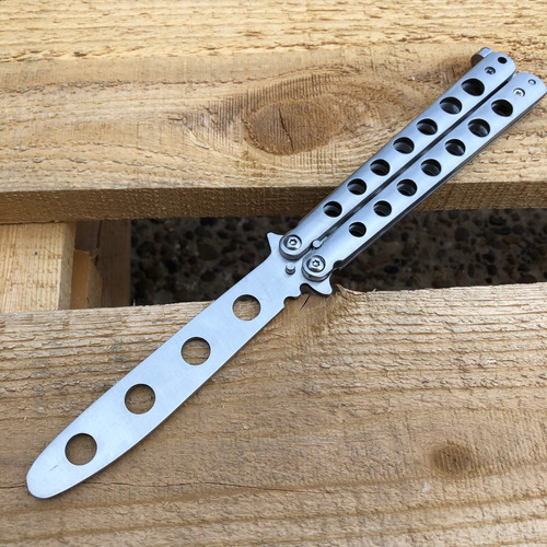 Navaja Balisong Mariposa Sin Filo 3 Colores A Escoger Yc-306