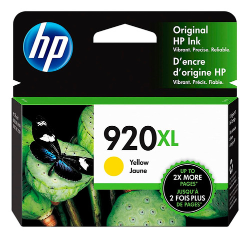 Cartucho Original Hp 920xl Amarillo Vencido Fact A-b