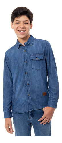 Camisa Moda Denim Niño Tatsumi