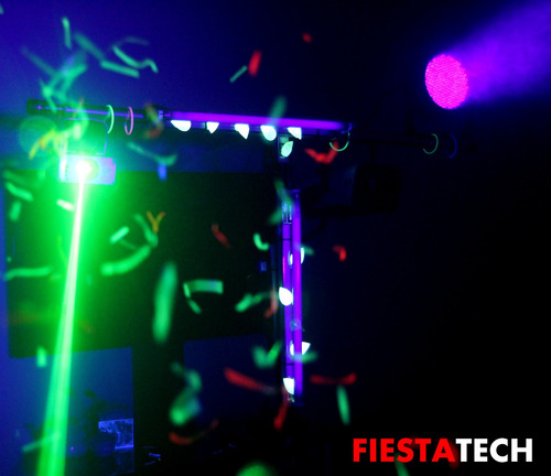 Imagen 6 de 10 de Alquiler Sonido Dj Luces Led Karaoke Proyector Fiestatech