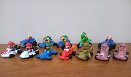 Mario Kart ( Precio X Los 12 ) Mc Donalds 2014, 2022 Y 2024 (Usado)