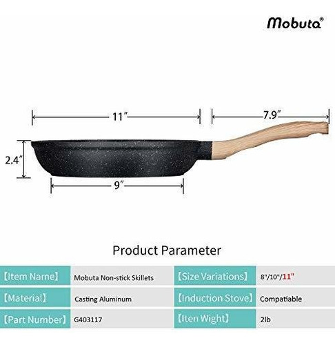Imagen 2 de 7 de Mobuta - Sartén Antiadherente Para Huevos De Inducción (11 P