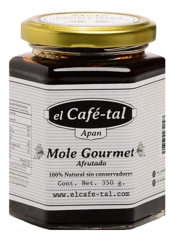 El Café-tal Apan - Mole Gourmet, 350 Grs