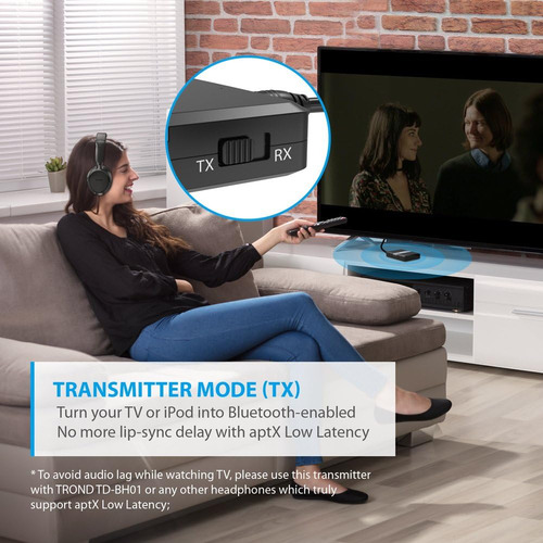 Receptor Bluetooth 5.0 2 En 1 Para Tv, Pc Y Altavoces