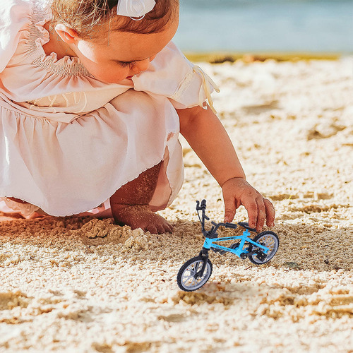 2 Juegos De Minibicicleta De Dedo Modelo Finger Bike De Alea