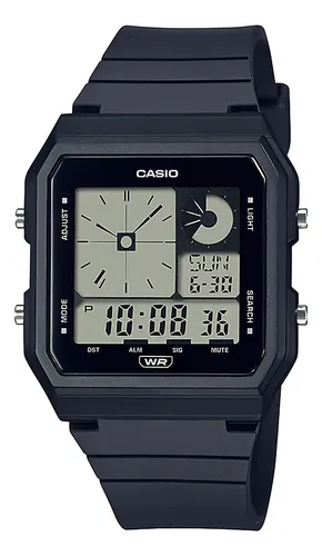 comprar Reloj Unisex Casio Lf-20w-1adf Core Ladies Color De La Correa Negro Color Del Bisel Negro Color Del Fondo Gris