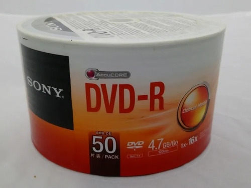 Imagen 1 de 1 de Dvd Sony 16 X Estampado Bulk X 100 Envio Gratis Todo El Pais