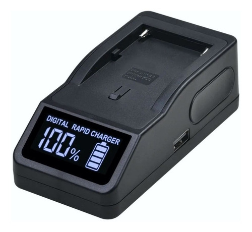 Cargador Rápido Para Baterías Np-f570, Np-f770 Y Np-f970