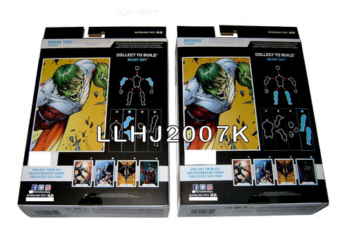 Blísters Vacíos Superman & Donna Troy & Arsenal Dc Baf Kb13 (Usado)