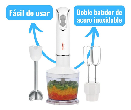 Procesadora Mixer Liliana Masterpic Ah130 450w