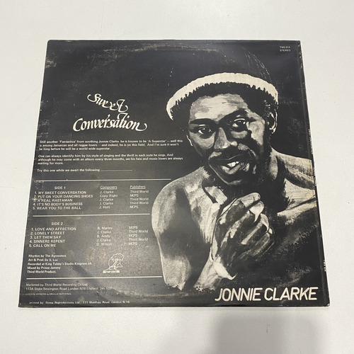 Lp Reggae- Johnie Clarke ( Sweet Co Nversation, Importado ) (Usado)