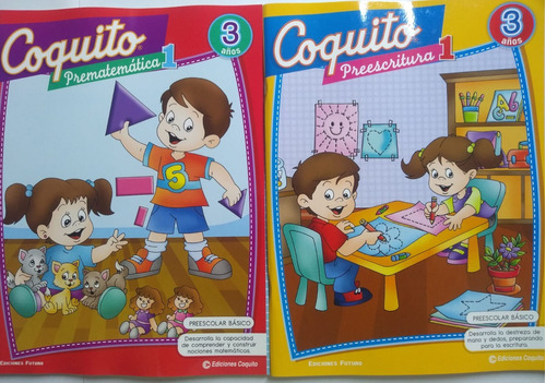 Libro Coquito Preescritura 1 Y Prematemática1 . 3 Años