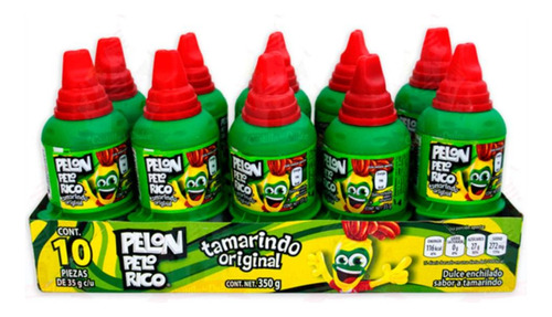 Pack 2 Pelon Pelo Rico Sabor Tamarindo 30g De 10 Piezas C/u