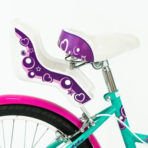 Bicicleta Rodado 20 De Paseo Con Ruedas Aprendizaje Canasto Color