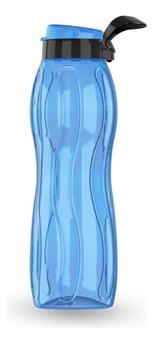 Garrafa Plástica Infinity Acqua 1 L Cor Azul