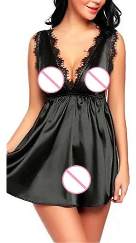 Pijama De Encaje De Talla Grande, Lencería Temptation, Ropa