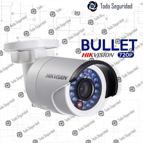 Imagen 4 de 8 de Kit Seguridad Hikvision Cctv Dvr 8ch + 8 Camaras 720p 1mp + Disco + Cables + Fuente 12v Listo Para Instalar