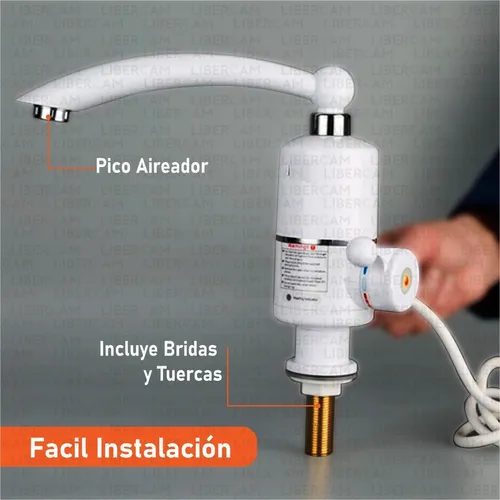 Canilla outlet calienta agua