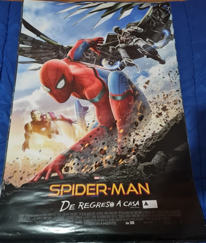Poster Original De Cine/ Spiderman/ Homecoming/ Marvel/ 2017