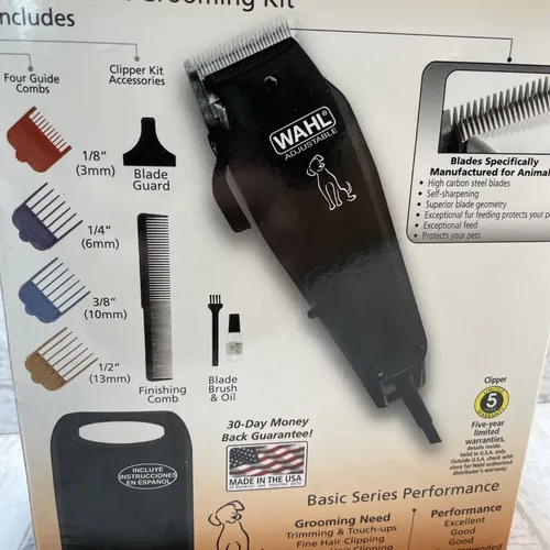 Wahl Clipper Máquina Corte Animal Perro #9160-210 Recargable