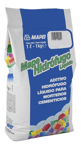 Mape Hidrófugo Líquido 1 Kg Mapei Sibaco