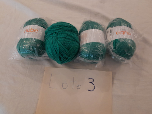 Lana Nueva Color Verde Esmeralda Por 400g Y 150gr Verde Musg