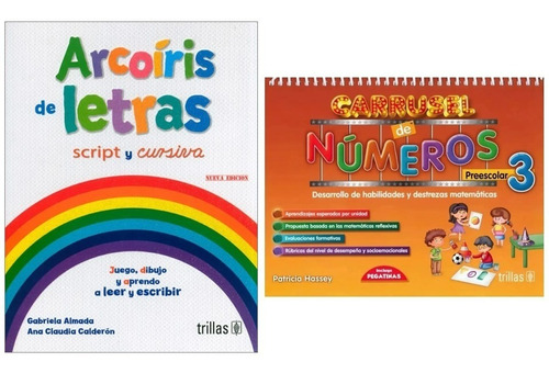 Pack Arcoíris De Letras Y Carrusel De Números 3 Trillas