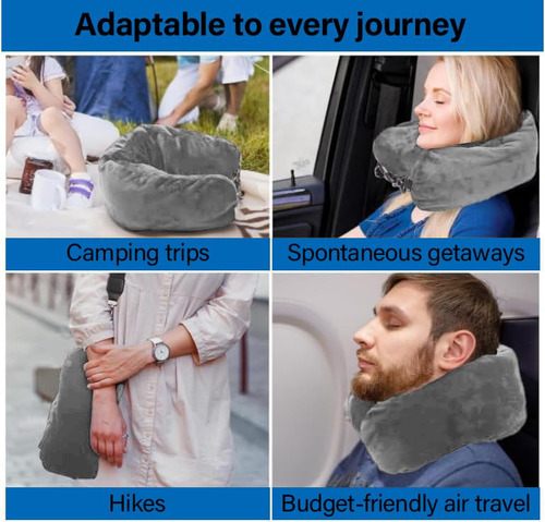 Almohada De Viaje Rellenable Almohada Cervical