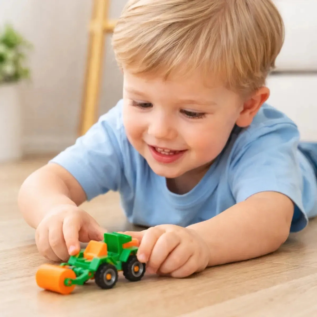 Blocos De Montar Veiculos Construção Brinquedo Infantil 44 Veículo De Construção